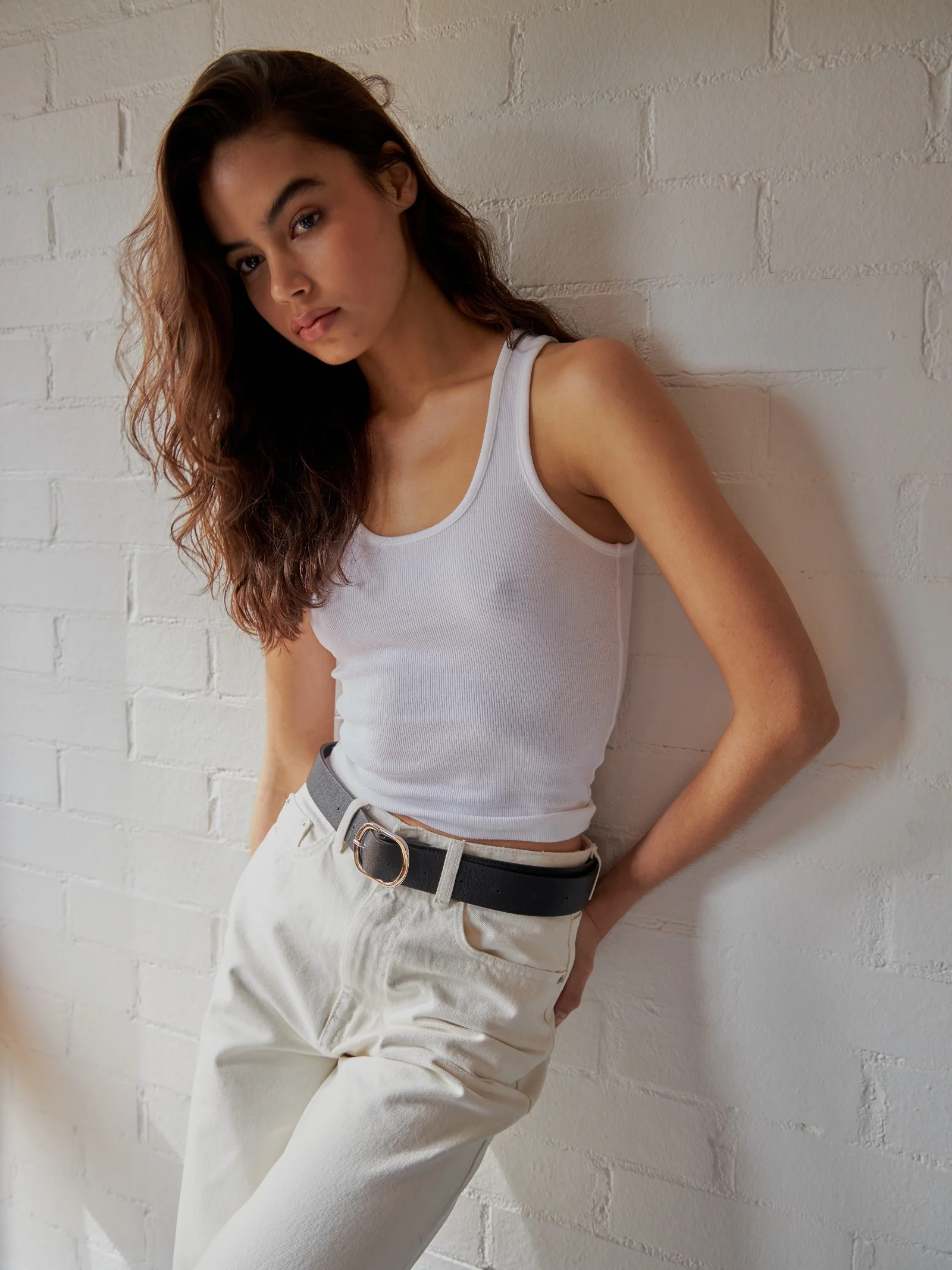 Carmen Tank Top in White | Glue Store (Australia & NZ)
