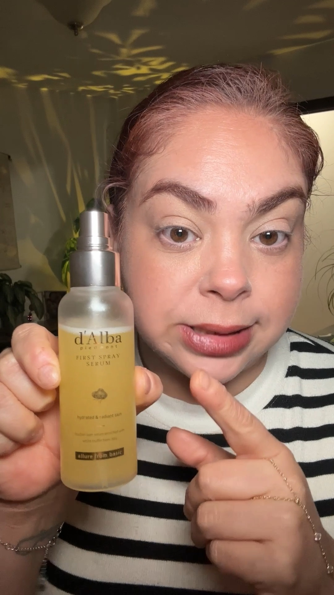D’Alba First Spray Skin Serum 
The perfect g melting spray to give you back hydration and glowy skin. 
#skincare #makeupessentials 
#LTKmakeupfinds

#LTKOver40 #LTKBeauty