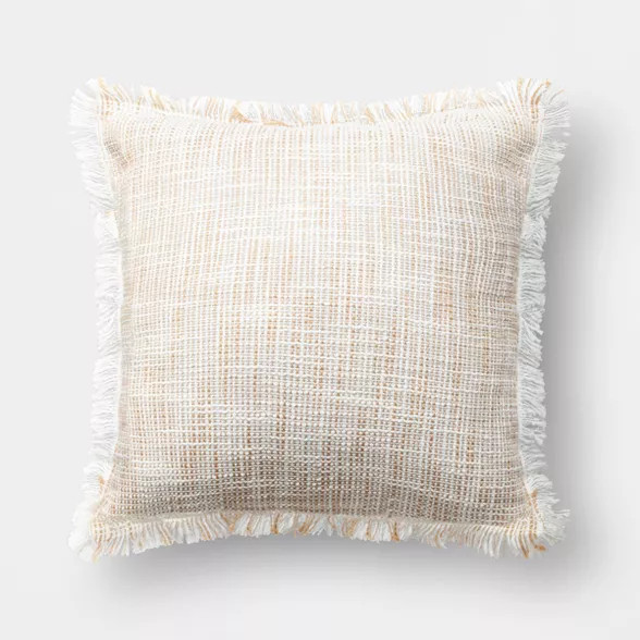 Outdoor Throw Pillow Natural - Threshold™ | Target