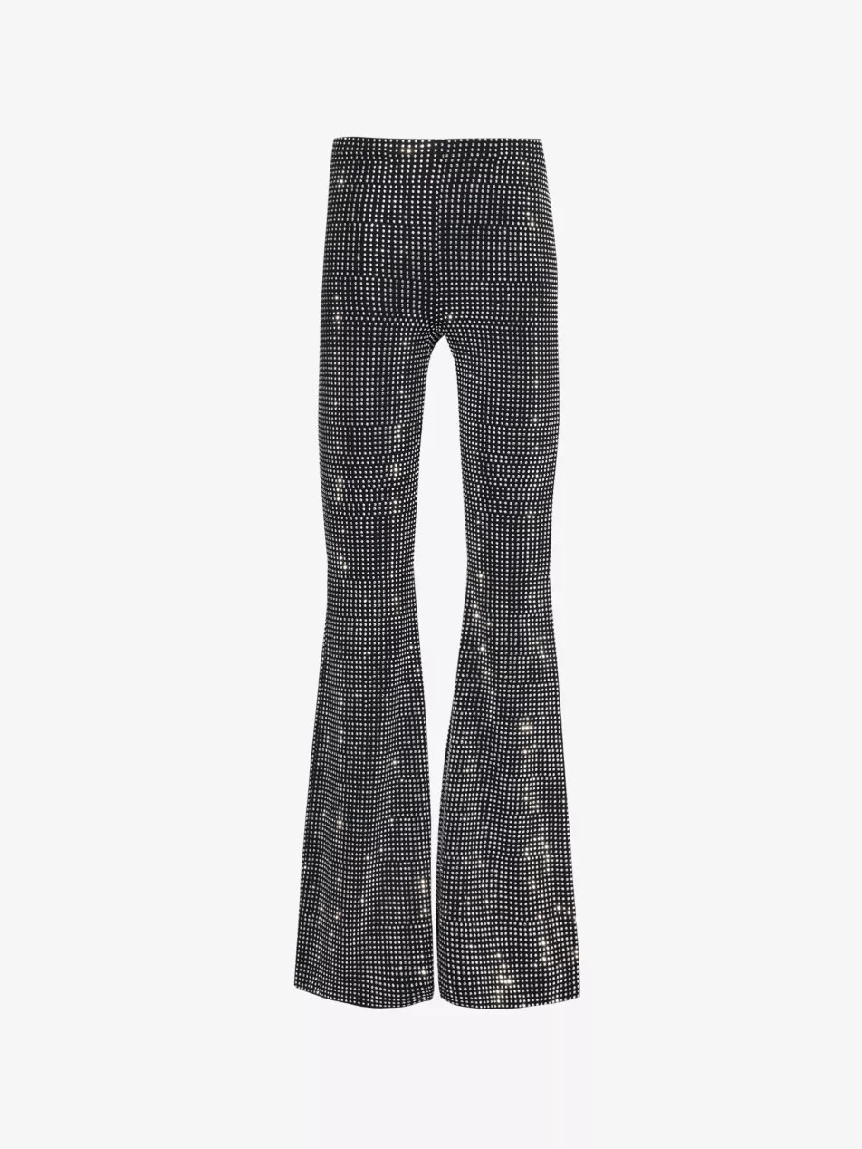 Good Waist Palazzo Crop five-pockets wide-leg high-rise stretch-denim blend jeans | Selfridges