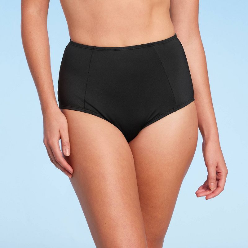 Women's High Waist Medium Coverage Bikini Bottom - Kona Sol™ | Target