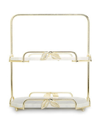 2-Tier Marble Stand and Centrepiece | Macy's
