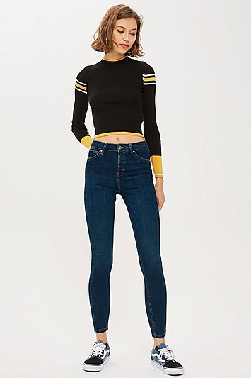 Indigo Jamie Jeans - Indigo | Topshop US