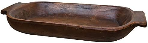 C&W Treenware Decorative Dough Bowl - Primitive Country Rustic Home Decor | Amazon (US)