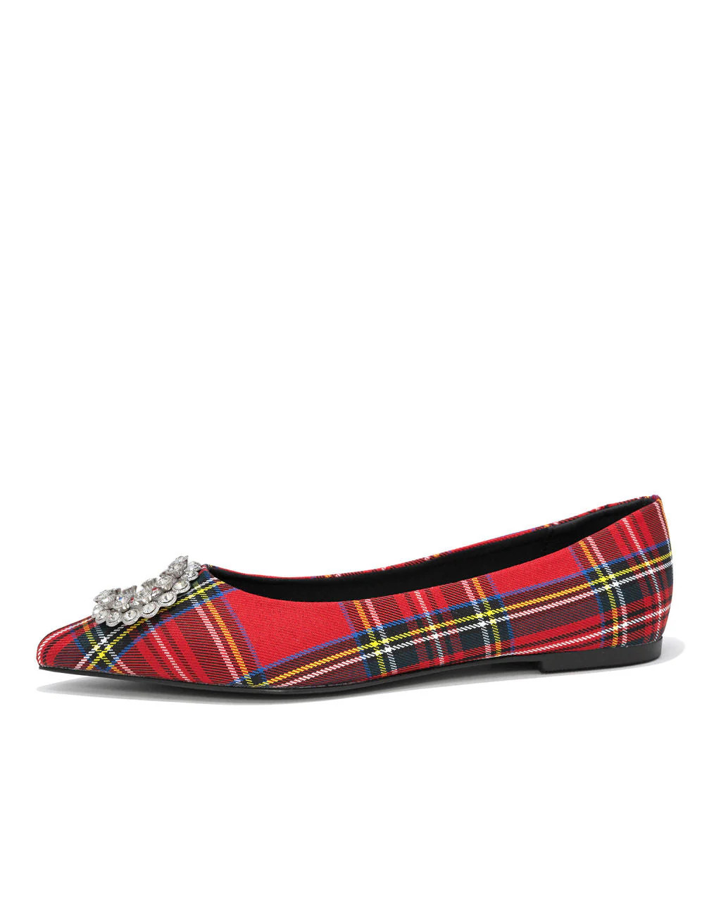Carol Embellished Plaid Flats | VICI