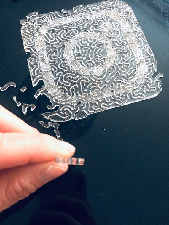 Instagram Logo Laser Engraved Clear Transparent Maze Puzzle  - Adult Quarantine Fun Activity - Cu... | Etsy (US)