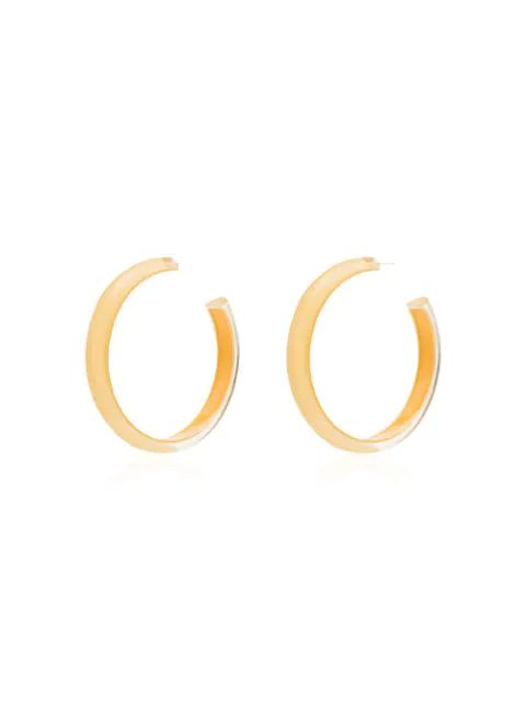 medium Loucite jelly hoop earrings | Farfetch (US)
