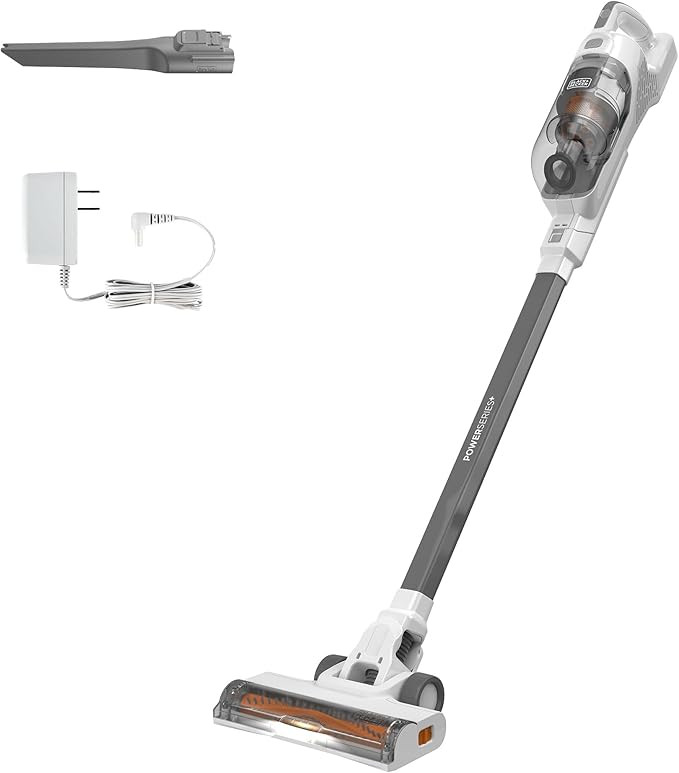 BLACK+DECKER POWERSERIES+ 20V MAX Cordless Stick Vacuum Cleaner with LED Floor Lights, Lightweigh... | Amazon (US)