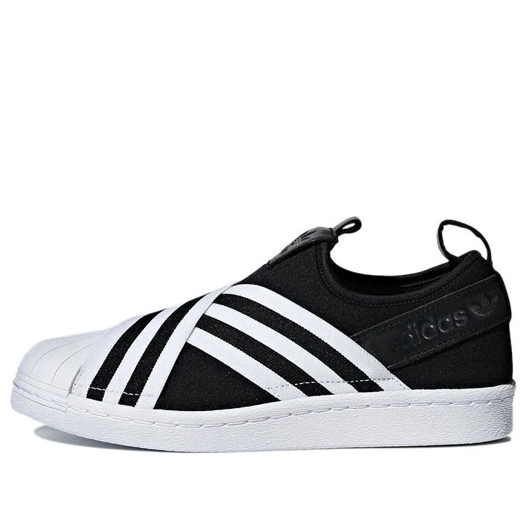 (WMNS) adidas Superstar Slip-On 'Core Black' AC8582 | KICKS CREW