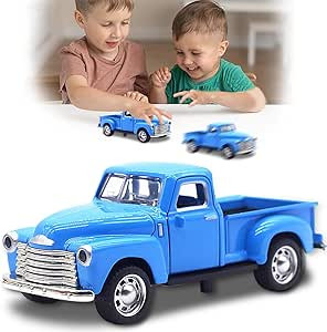 Little Blue Truck Toy for Toddlers 1-12 Years，Truck Can Drive,The Door Can Open, 1:32 Alloy Kid... | Amazon (US)