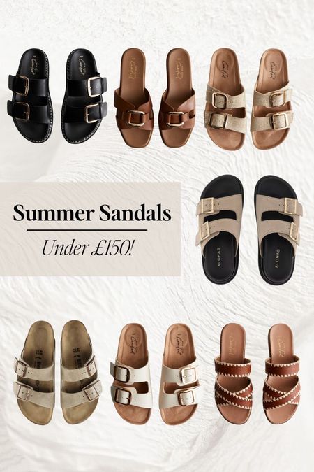 Summer sandals under £150! 🤎 #Summersandals #springsandals #sandals #highstreet 

#LTKSpringSale #LTKfindsunder100 #LTKshoecrush