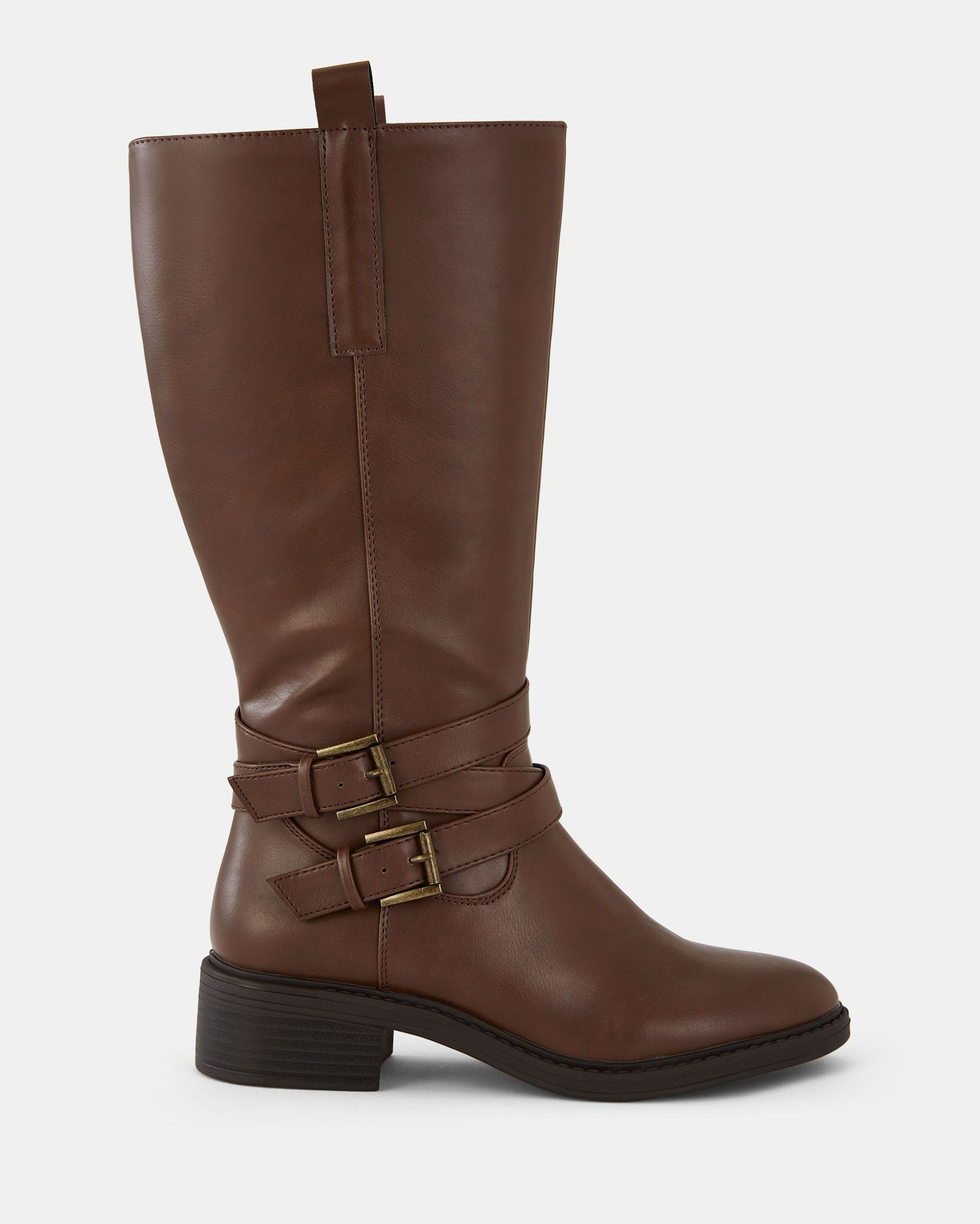 JOANY BROWN Zip Up Boots | Novo Shoes