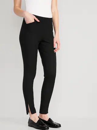 High-Waisted Pull-On Pixie Skinny Ankle Pants for Women | Old Navy (US)