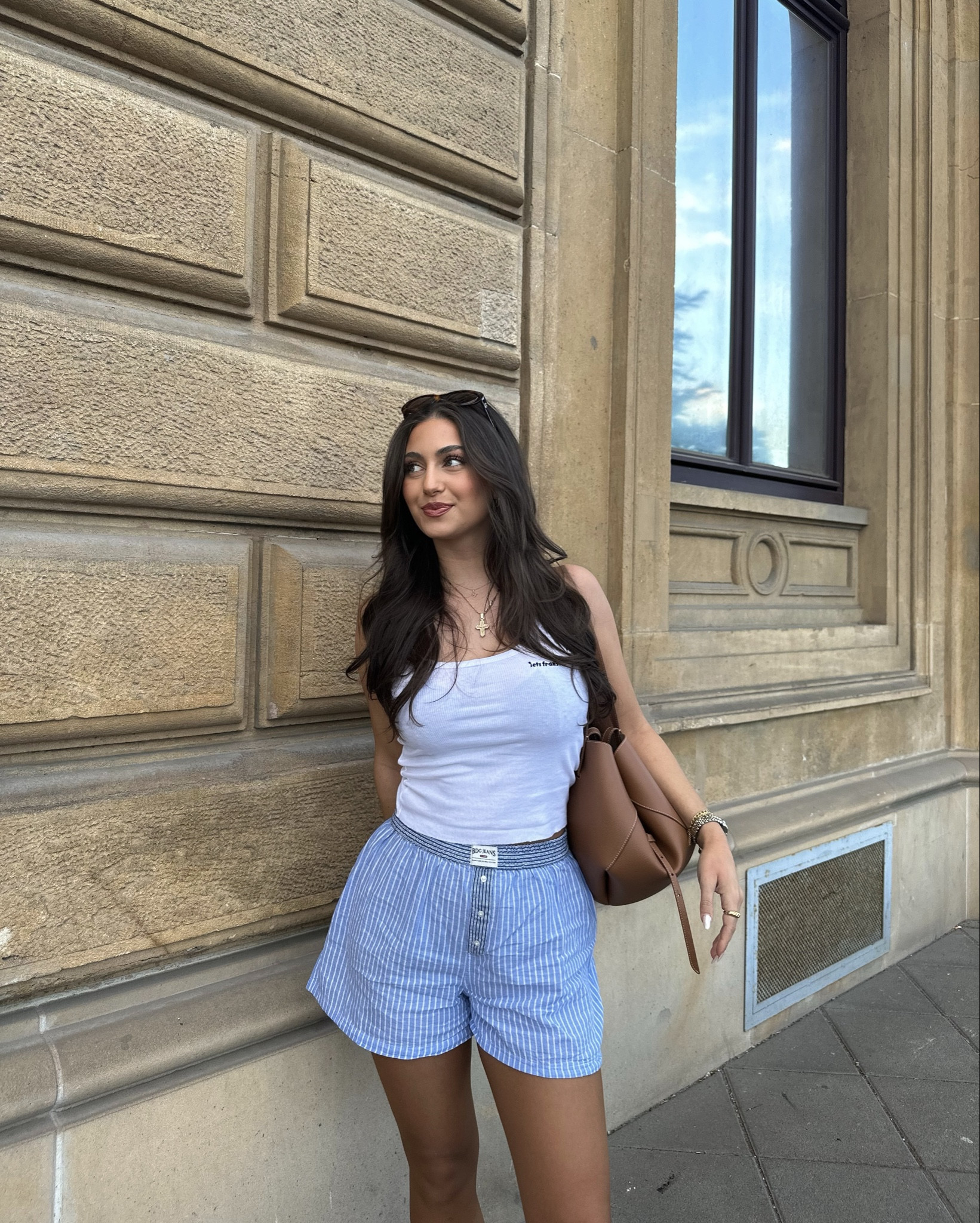 Anzeige | in my boxetshorts era with @urbanoutfitterseu 💙 use my code "SOMMER15" (valid until end of May) #ltkeurope 