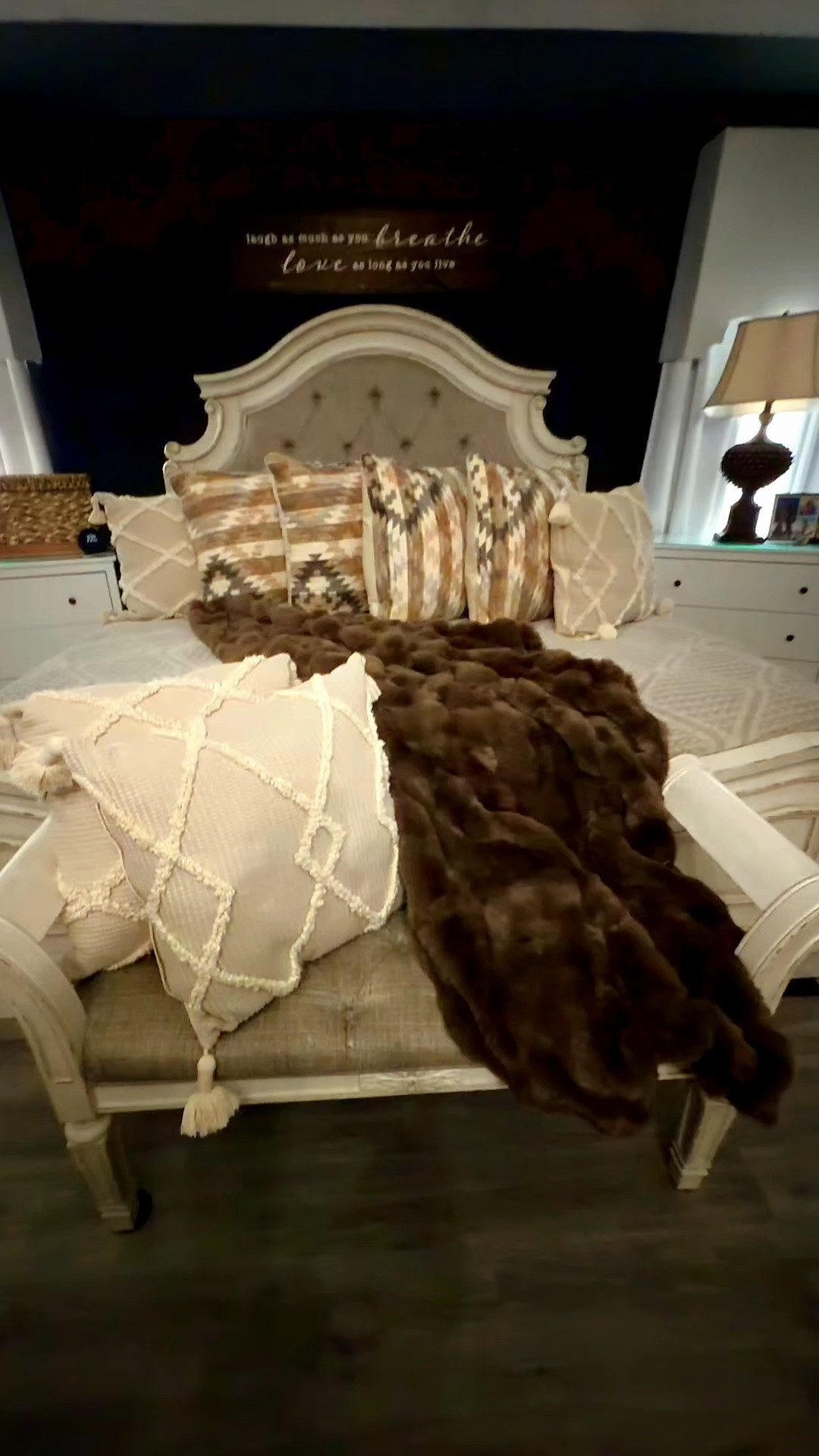 Warm and Cozy BHG Finds from @Walmart that I would purchase again hands down! This bubble faux fur throw is everything and completes the look. 

#fallvibes #Betterhomed

#LTKHome