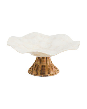 Rattan Leg Capiz Bowl | TJ Maxx