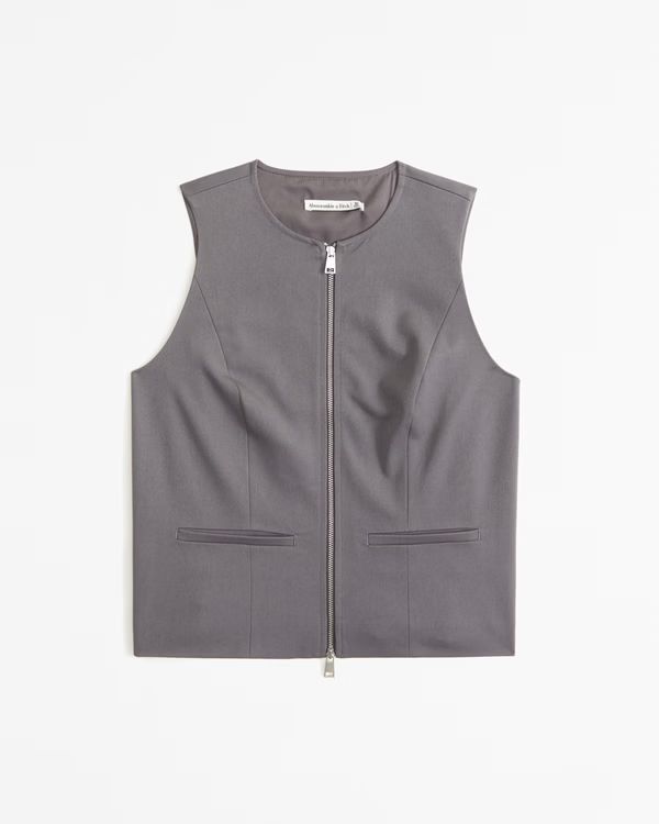 Zip-Up Vest | Abercrombie & Fitch (US)