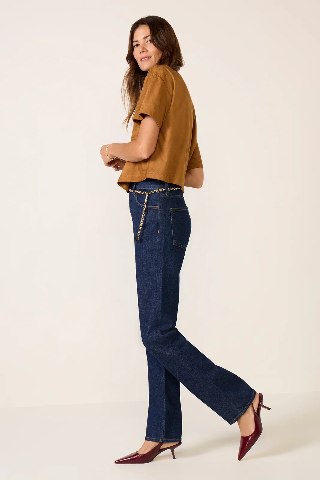 AGOLDE Women's 90s Pinch Waist Long Straight Jean, Size 32, Blue | Evereve