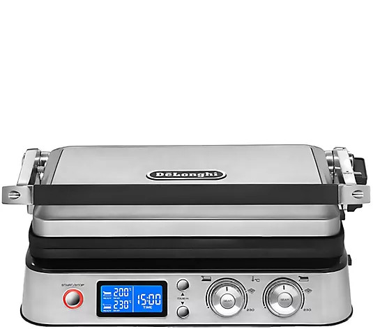 DeLonghi Livenza Electric Indoor Grill/Griddle | QVC