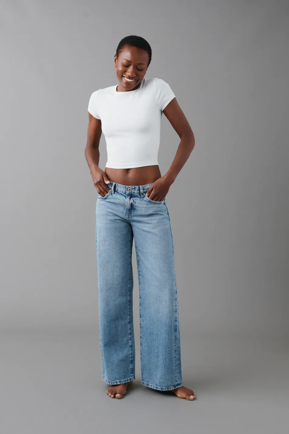 Low wide jeans - Blau - Dame - Gina Tricot | Gina Tricot SE
