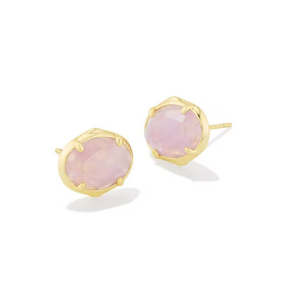 Kendra Scott Henley Stud Earrings - Pink/Gold | Target