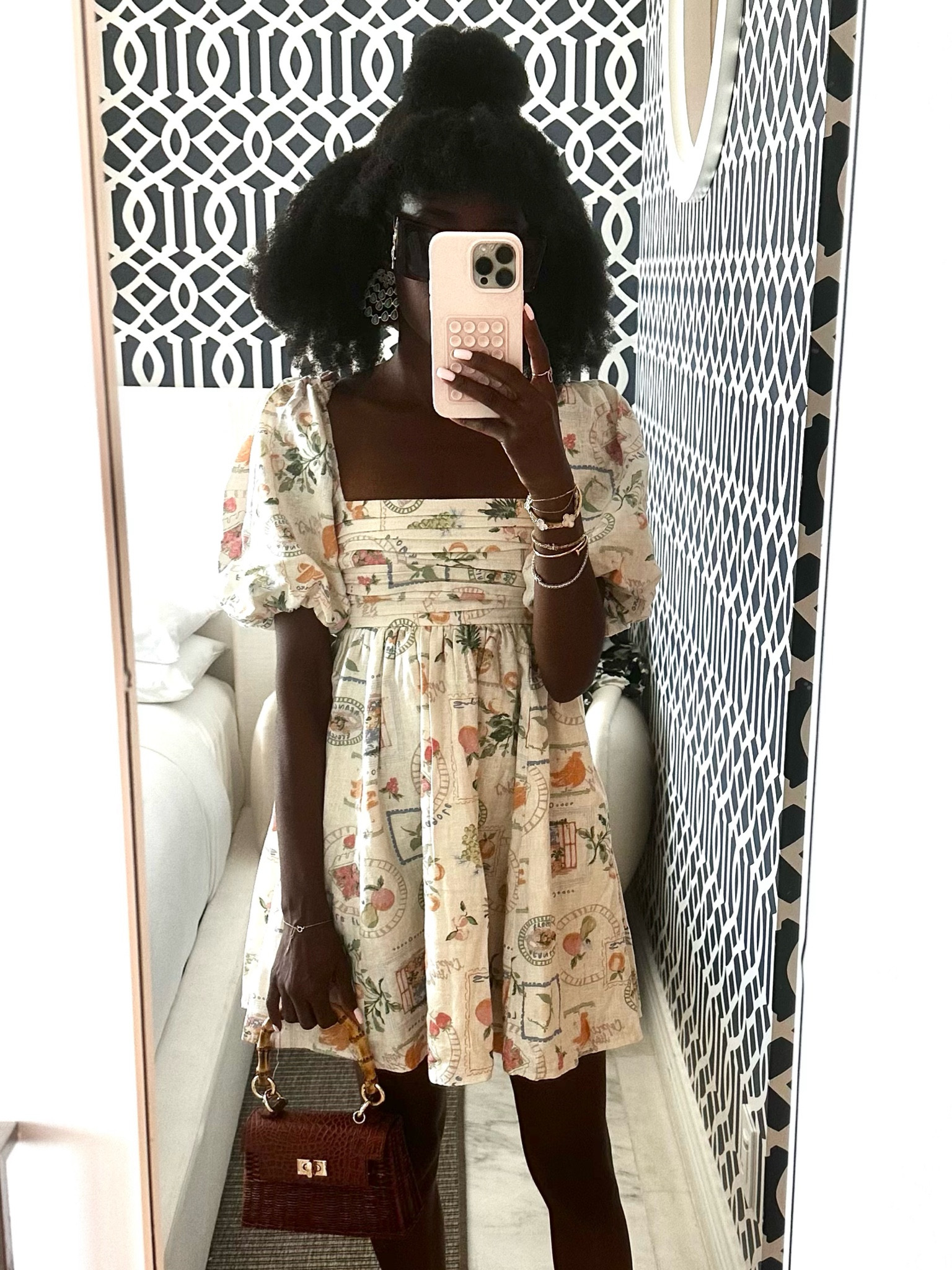 Loving this printed Abercrombie dress for vacation!