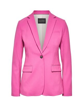 Long and Lean-Fit Lightweight Wool Blazer | Banana Republic US