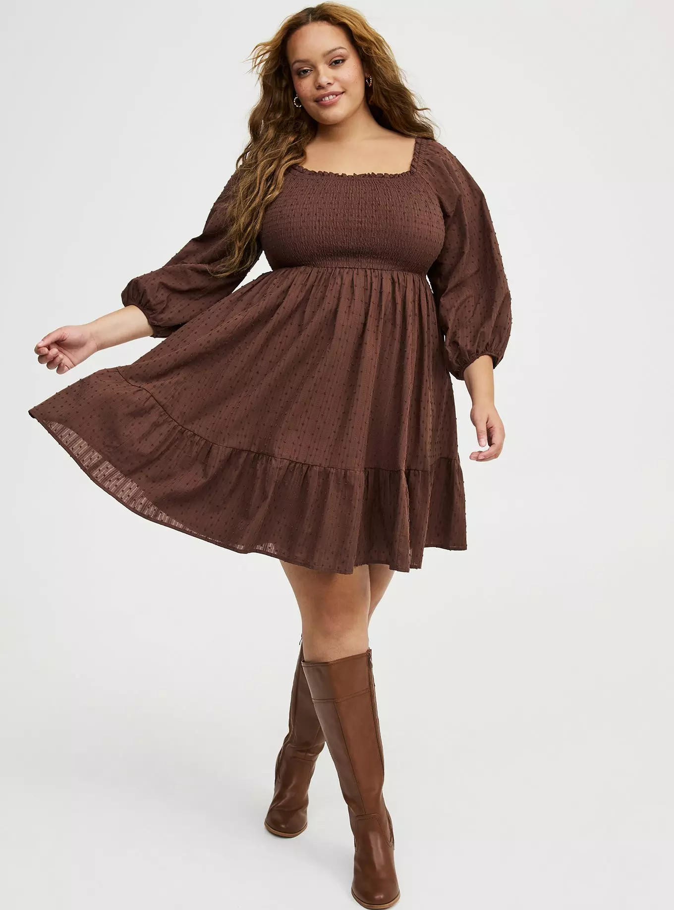 Smocked Bodice Mini Dress | Torrid (US & Canada)