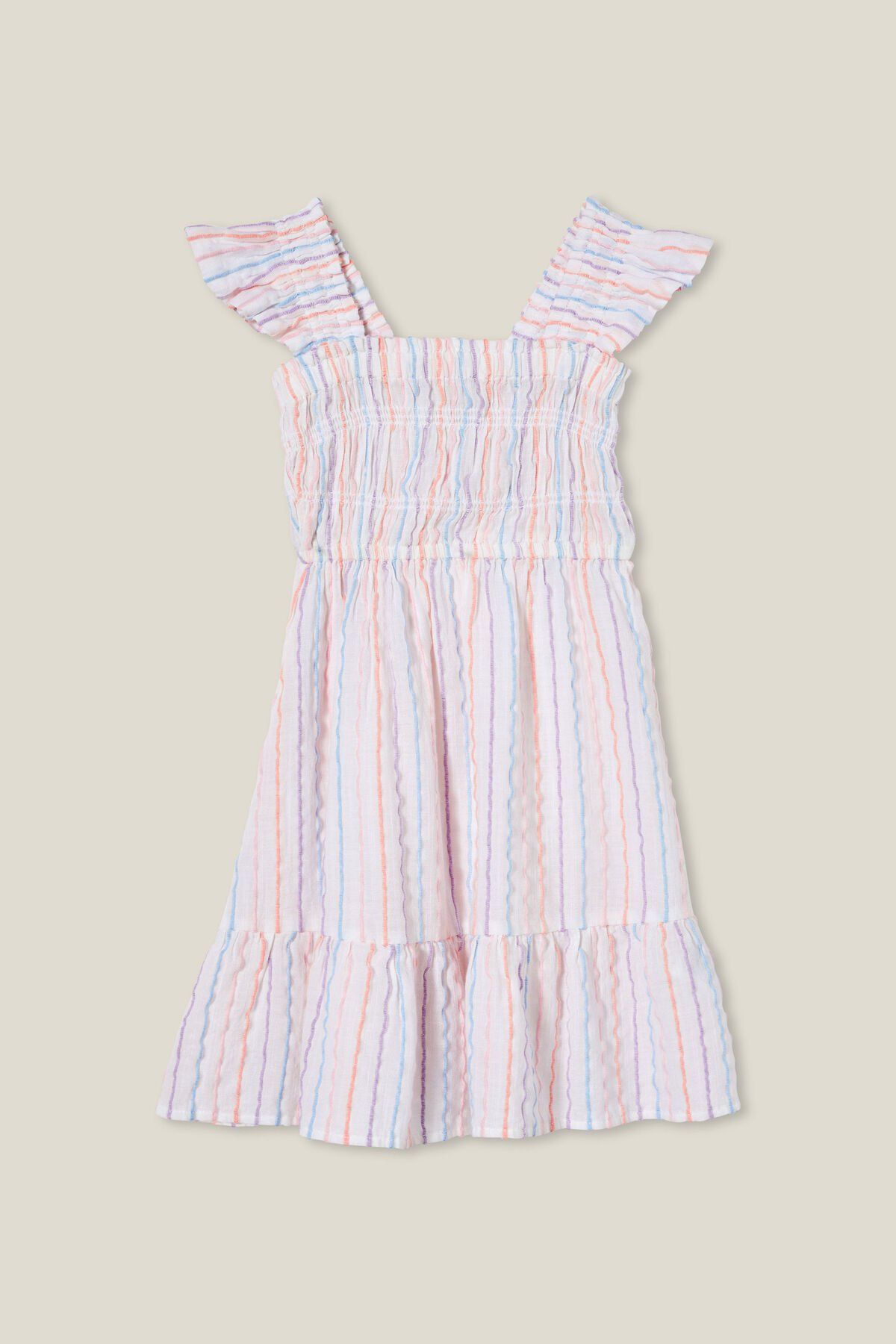 Jeanie Flutter Sleeve Dress | Cotton On (US)
