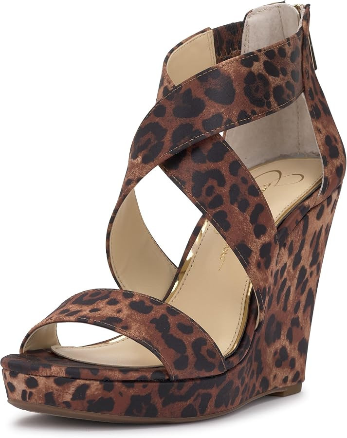 Jessica Simpson Women's Jinxxi Wedge Sandal | Amazon (US)