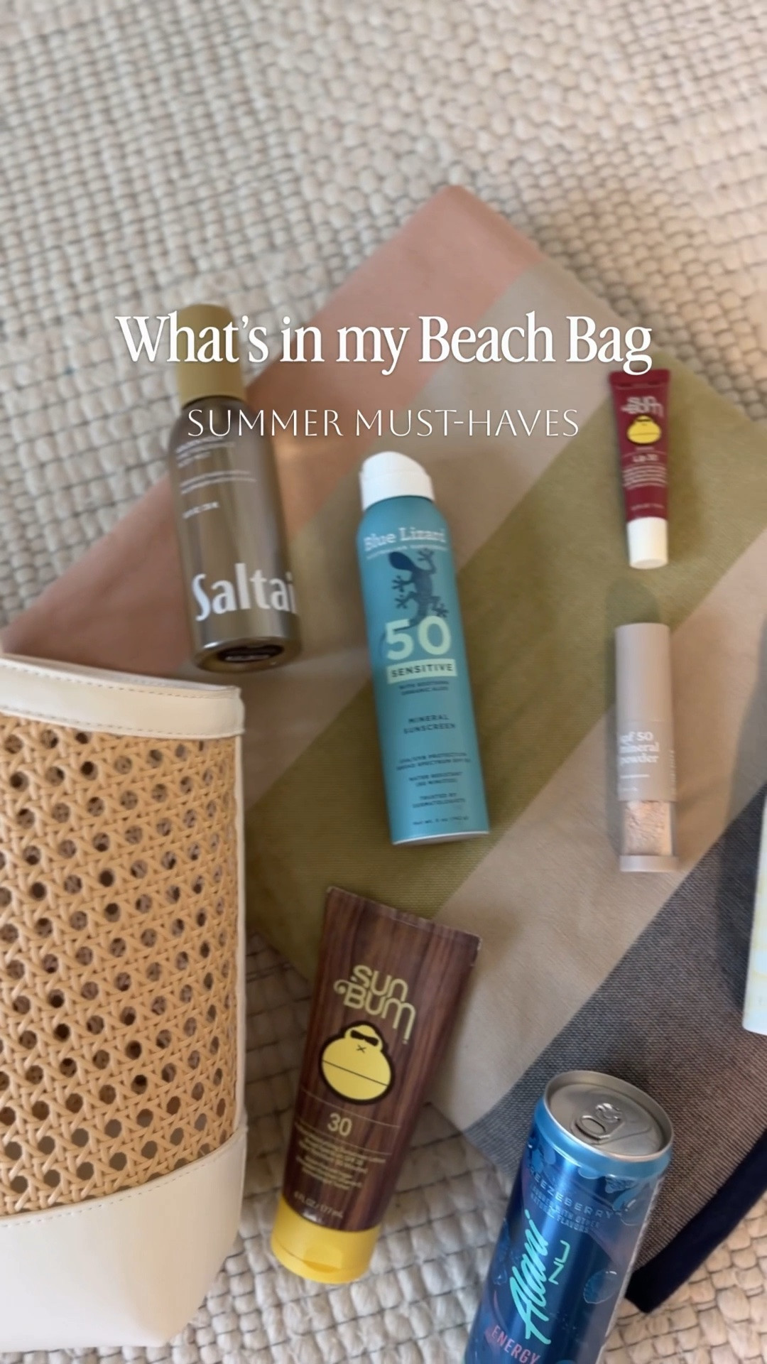 #ad I’m partnering with @Target to show you everything I’m stocking my beach/pool bag with this summer! 

From sunscreen, to refreshing spray, to my beach towel, find everything linked here and get yours ready for the season! 

Beach and summer must have’s, sunscreen, beach bag, pool bag, straw beach bag, beach towel, XL beach towel, mineral spf, beach bum spf, hydrojug,

#LTKgrwm #LTKmomlife #LTKSeasonal