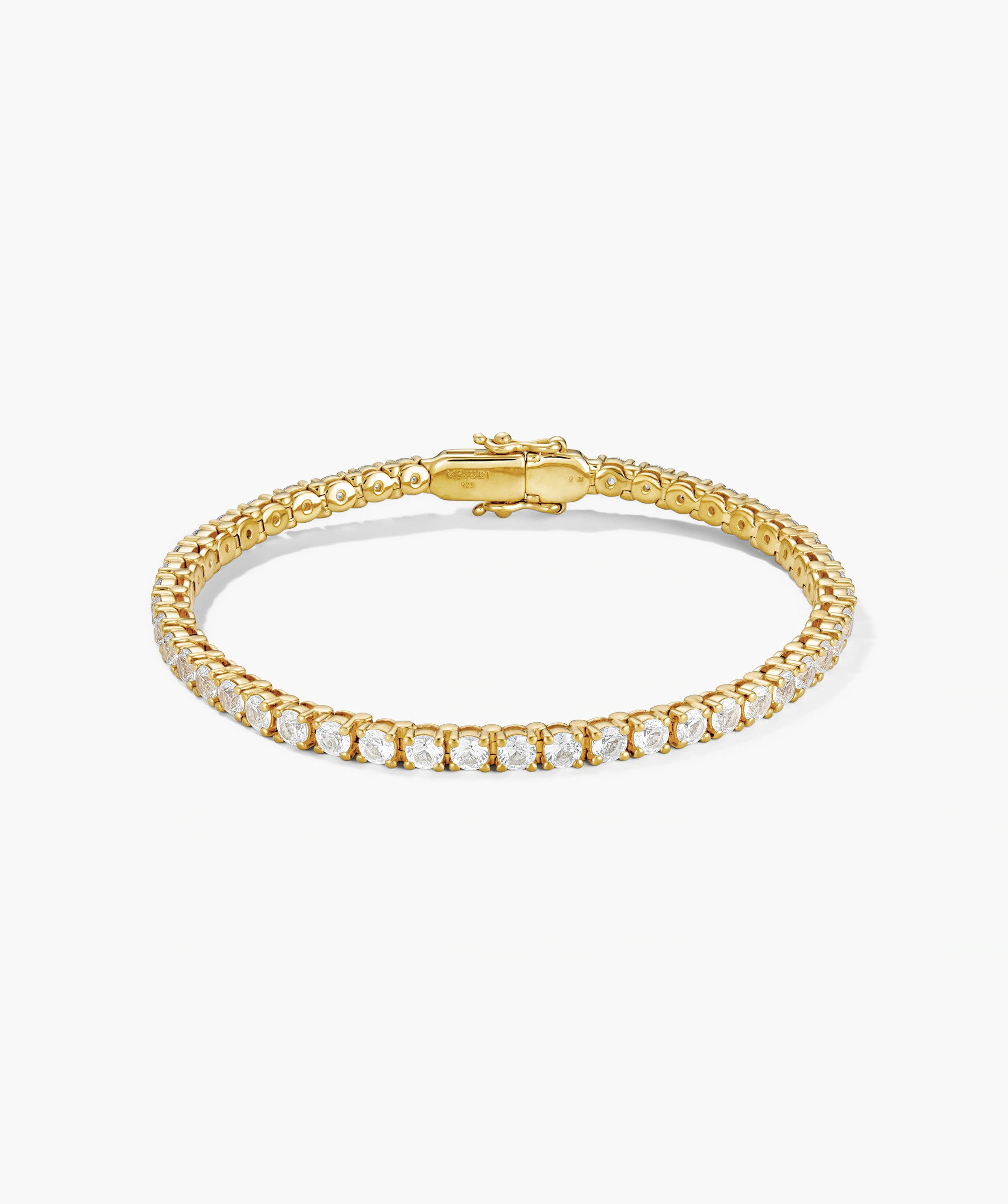 Lab Grown Sapphire Tennis Bracelet | Mejuri Fine Crew