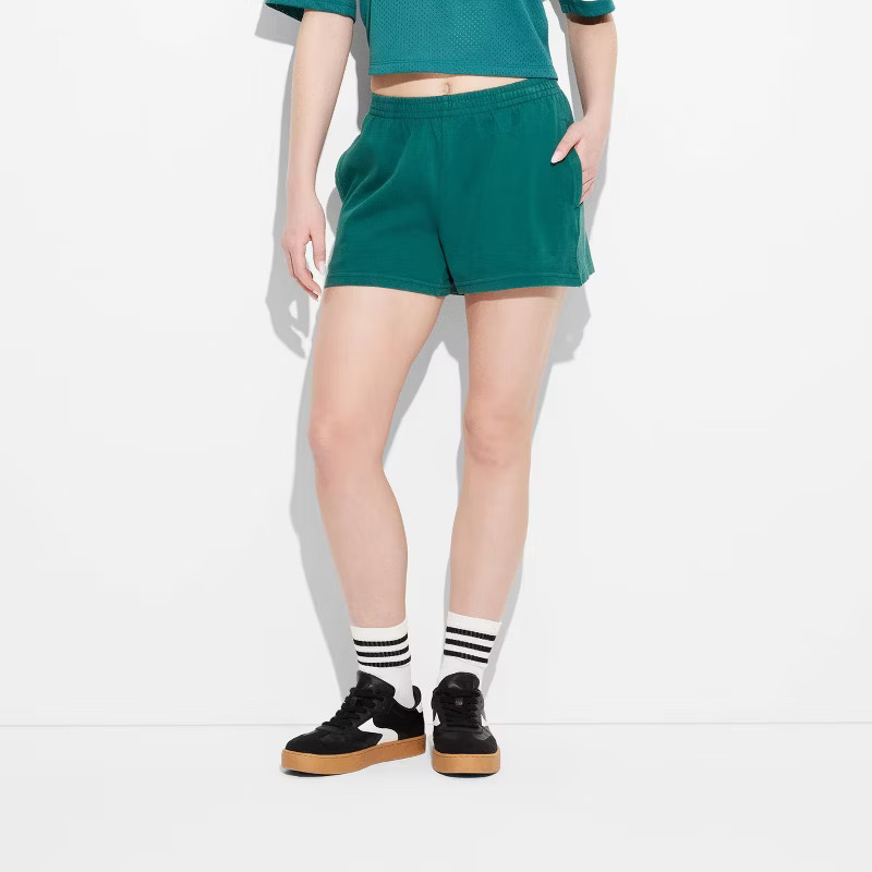 Women's Mid-Rise Dorm Shorts - Wild Fable™ | Target