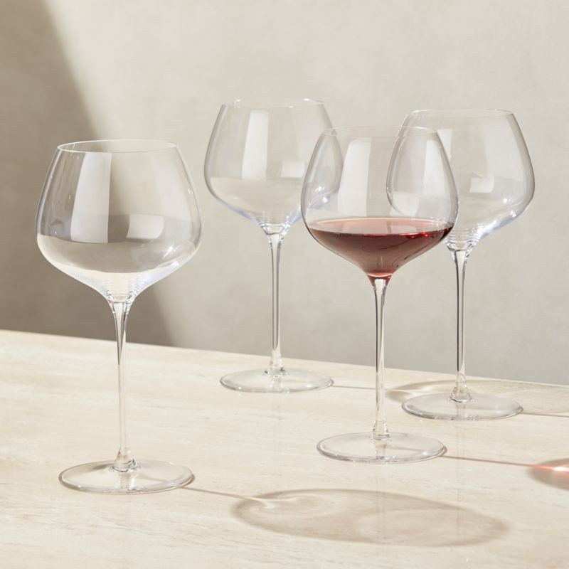 Willsberger 26-Oz. Burgundy Glasses, Set of 4 + Reviews | Crate & Barrel | Crate & Barrel