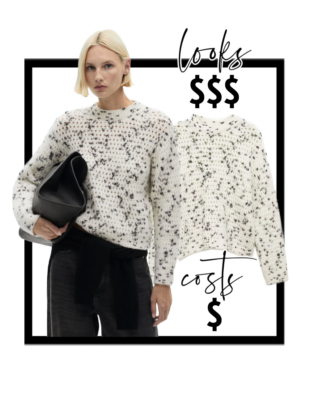 Looks $$$, costs $ #smartshopping #mango  

 #LTKSeasonal #LTKFindsUnder100 #LTKStyleTip