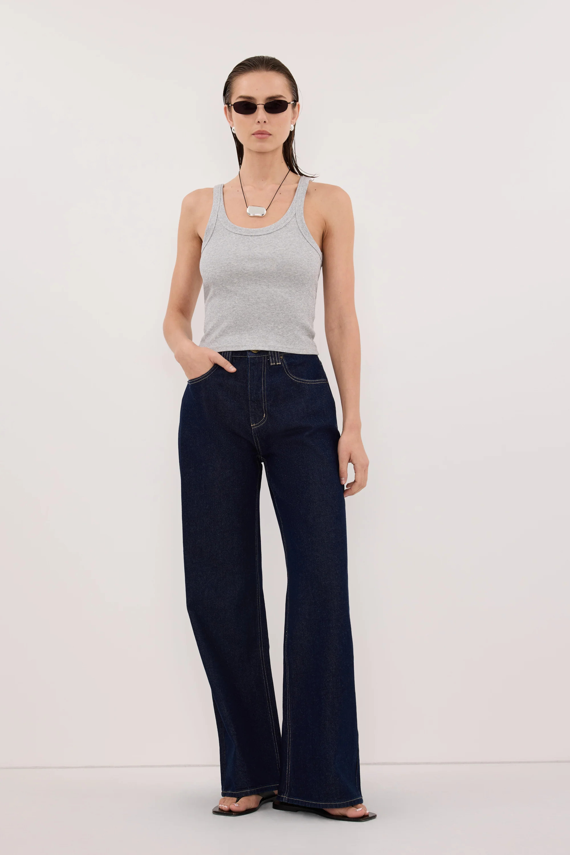 REAGAN 2.0 INDIGO SLOUCHY JEAN | DISSH