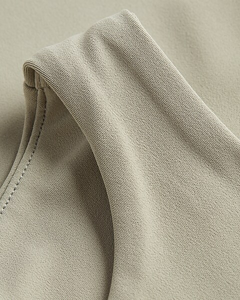 Body Contour Cropped High Neck Tank | Express