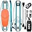 Roc Inflatable Stand Up Paddle Board with Premium SUP Paddle Board Accessories, Wide Stable Desig... | Amazon (US)
