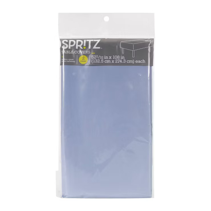 2ct Solid Spring Tablecover Blue - Spritz™ | Target
