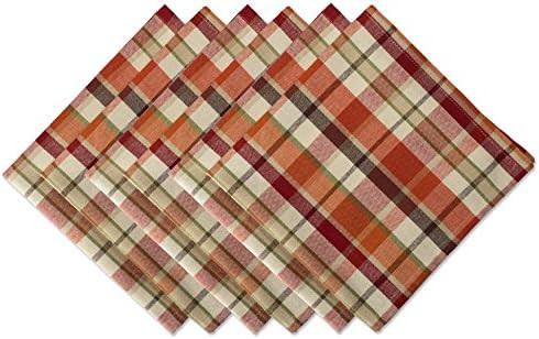 DII Tabletop Fall Harvest Décor Thanksgiving Thanksgiving Cloth Dinner Set, Napkin, 20x20", Pump... | Amazon (US)