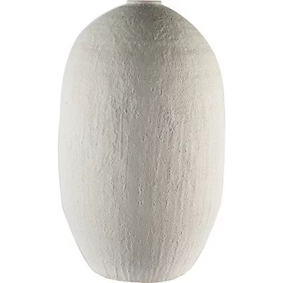 White Textured Ceramic Large Vase | Kirkland's Home