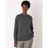 Whistles Pure Cashmere Crew Neck Jumper Grey Mix | Marks & Spencer (UK)