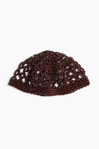 H & M - Beaded Hat - Dark Brown | H&M (US + CA)