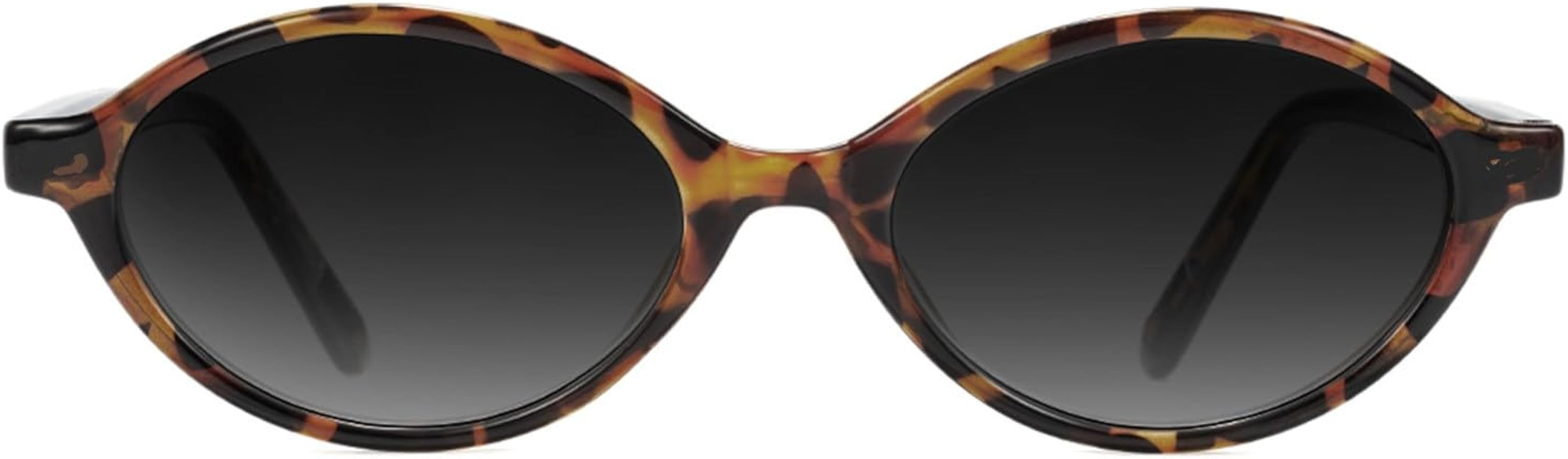 TIJN Olisa Retro Oval Sunglasses for Women Men,Polarized UV Protection Shades,Stylish Frame Sun G... | Amazon (US)