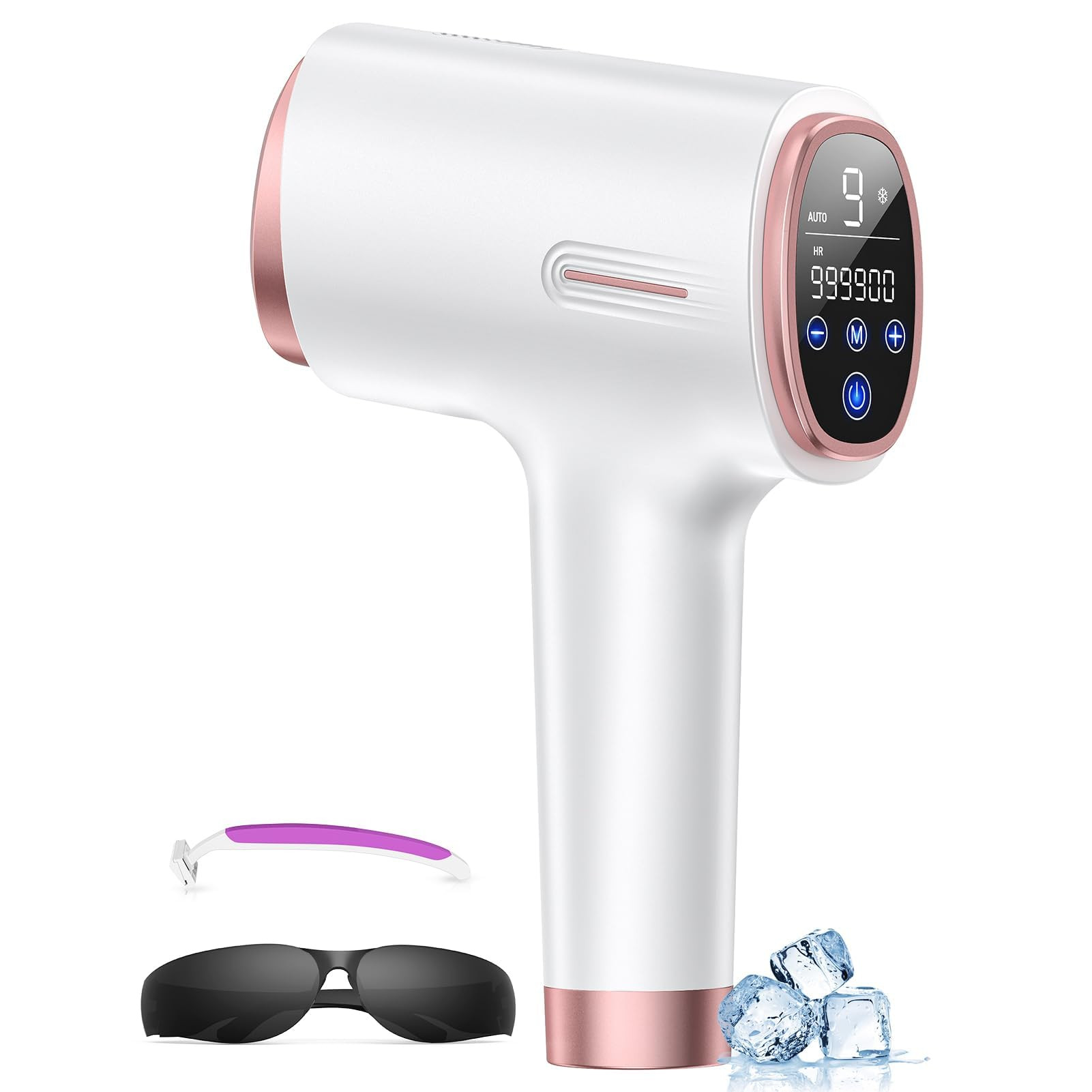 Laser Hair Removal for Women & Men, 45°F Ice-Cooling Contact, Safe & Virtually Painless Alternat... | Amazon (US)