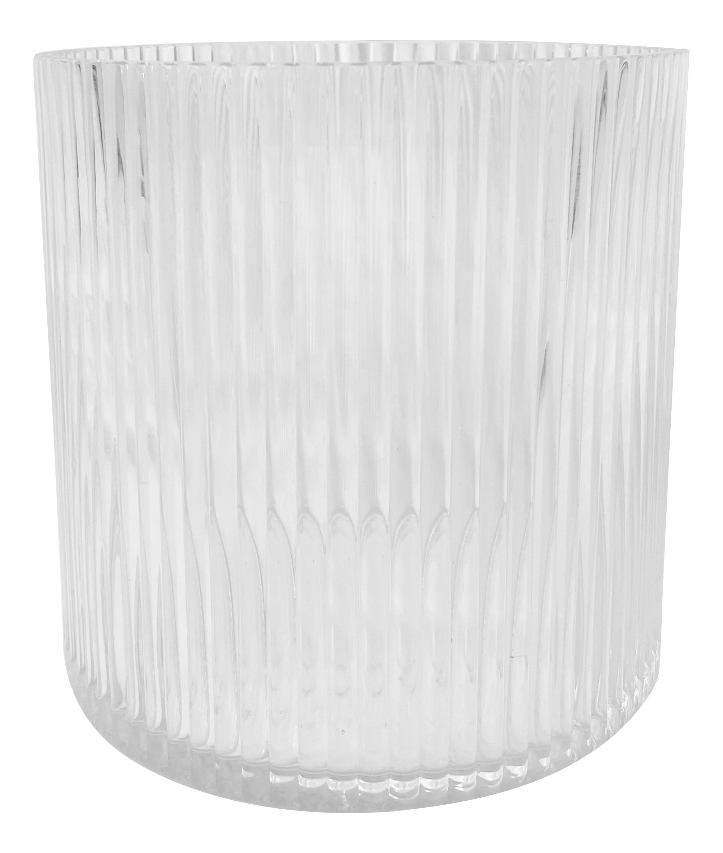 Better Homes and Gardens Glass Pillar Candle Holder Hurricane Medium Clear | Walmart (US)