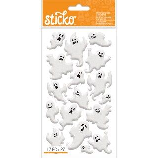 Sticko Dimensional Stickers-Velvet Ghosts | Michaels | Michaels Stores