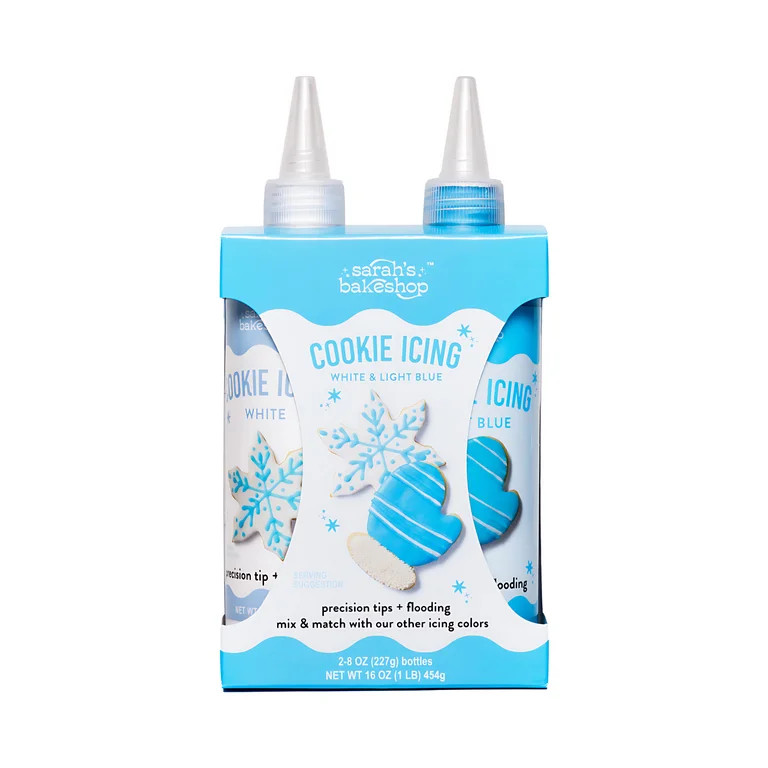 Sarah's Bake Shop Cookie Icing, White and Light Blue, Allergen-Free Frosting - Walmart.com | Walmart (US)
