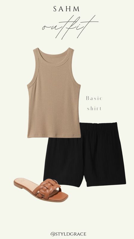 Sahm outfit 

Top: Gap
Shorts: Gap

Mom outfit, casual spring outfit, casual outfit, mama outfit, mama style, linen shorts, spring style, black shorts outfit, casual summer outfit, mom style 

#LTKfindsunder100 #LTKfindsunder50