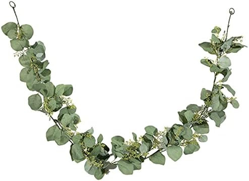 Hobby Lobby Green Decorative Seeded Eucalyptus Garland Home Decor for Weddings Or Events | Amazon (US)